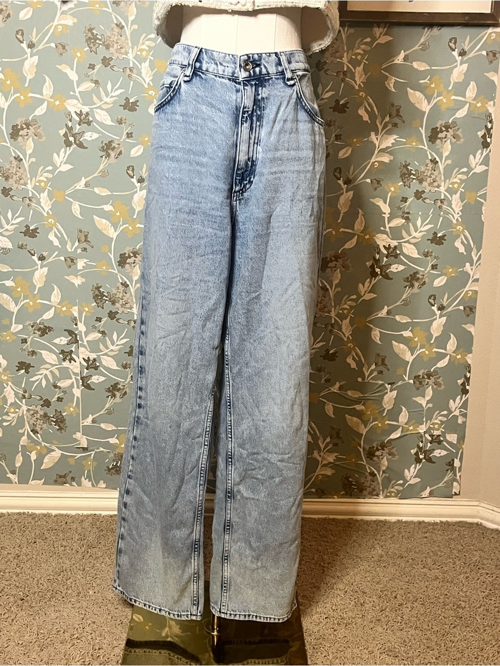 Rag & Bone Wide Leg Jean - Size 31